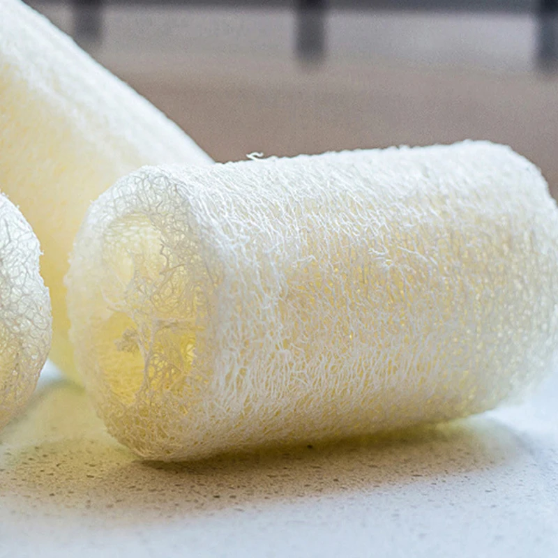 4 kusy organickej špongie na špongiu z Loofah Natural Loofah Sponge Organic Loofah Organická špongia v vare používaná na sprchovací lístok