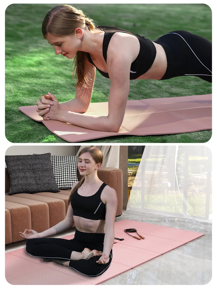 4 mm hrubá eva jogová rohož anti sklz Cvičenie Fitness Mat Cover, používa sa na cvičenia jogy a pilates, telocvične, fitness vybavenie