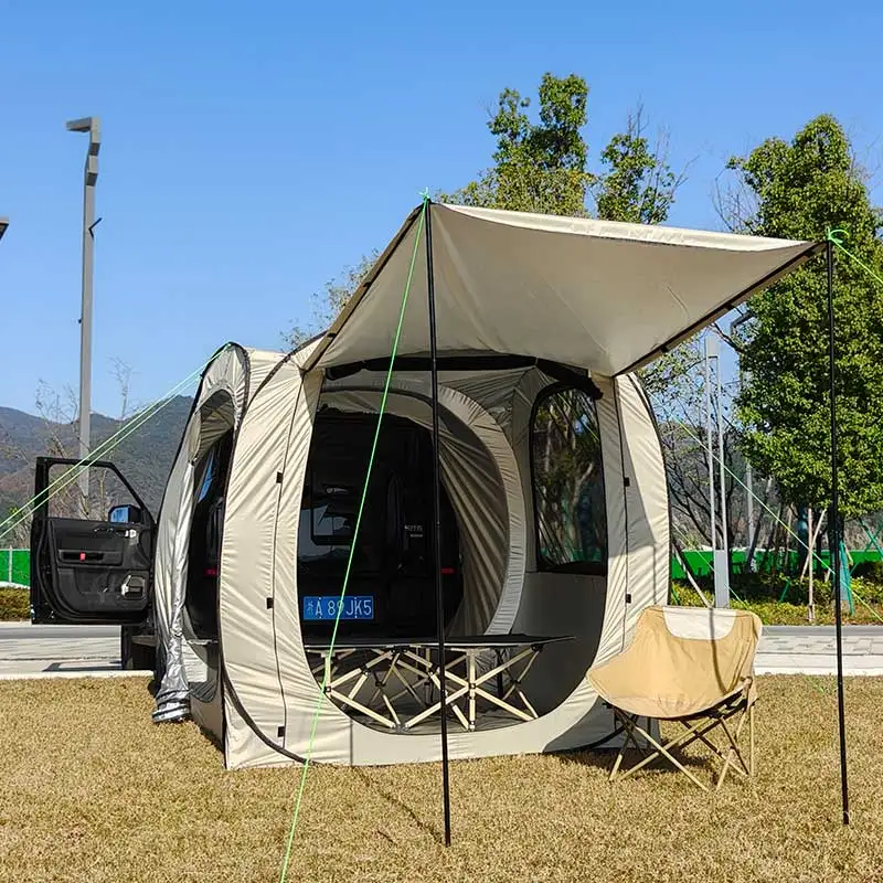 4 osoby Easy Pop Up Car Stan Waterproof Automatické nastavenie 2 Dvere Instant Rodinné stany pre Camping Camping a cestovanie