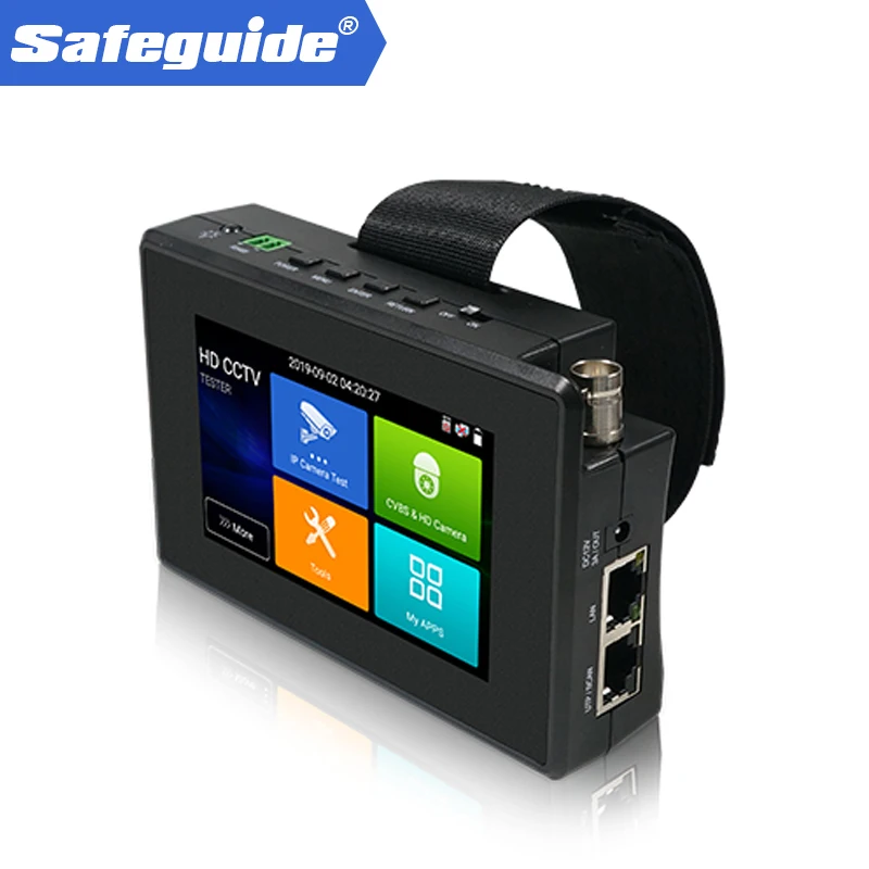 4-palcový IPC-1800ADH plus zápästie 4K H.265 IP CVBS CVI TVI TVI AHD 5-v-1 CCTV tester s 8MP TVI/ CVI/ AHD, 4K H.265 IP, CVBS
