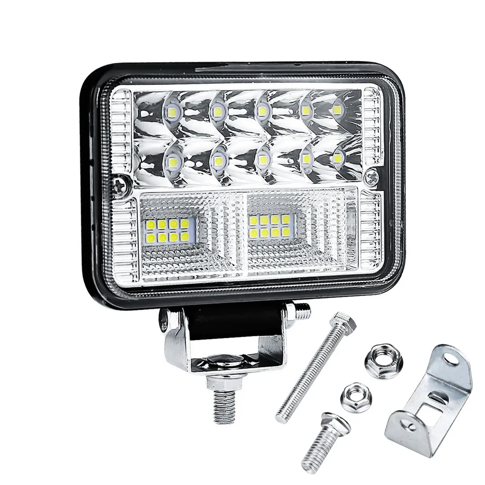 4 -palcový vysoký jas LED TRAILER TRAILER Pracovná svetelná lampa 26led 12V 24 V Automobilový svetlo hmlová hmla Svetelné vozidlá