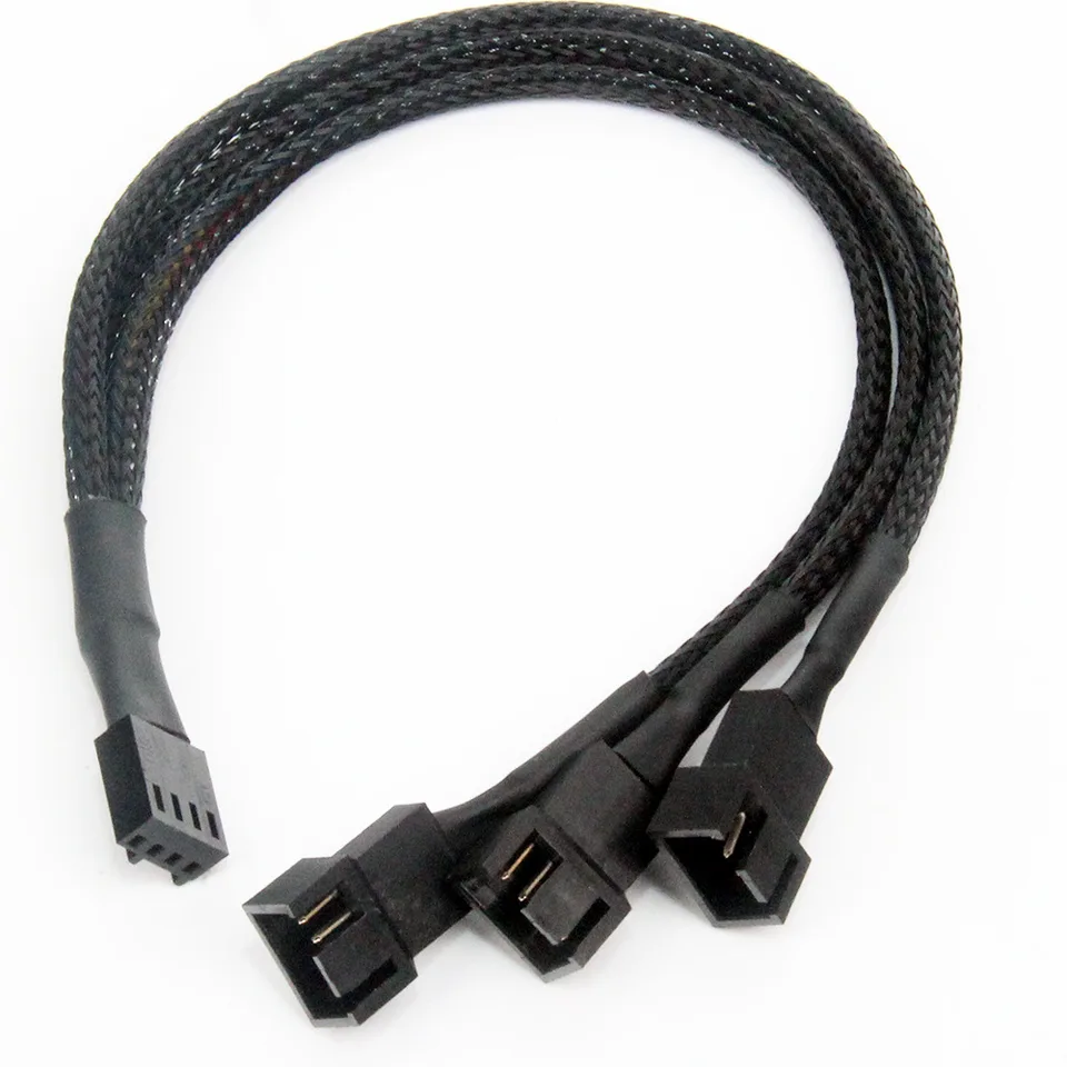 4 Pin Y Splitter Cable 4 Pin PWM Samice až 3/4 PIN PIN pre základnú dosku CPU ventilátor PC PC PC PACE Ventilátor Adaptér Adaptér Kábel ventilátor Cooling Príspevok