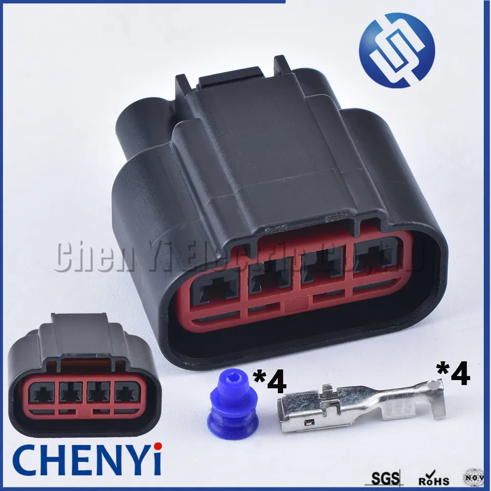 4 pin ženská 2,8 mm séria Auto vodotesný konektor E-5661-001 s kolíkom pre zástrčku rezistora motora Ford Expedition Blower