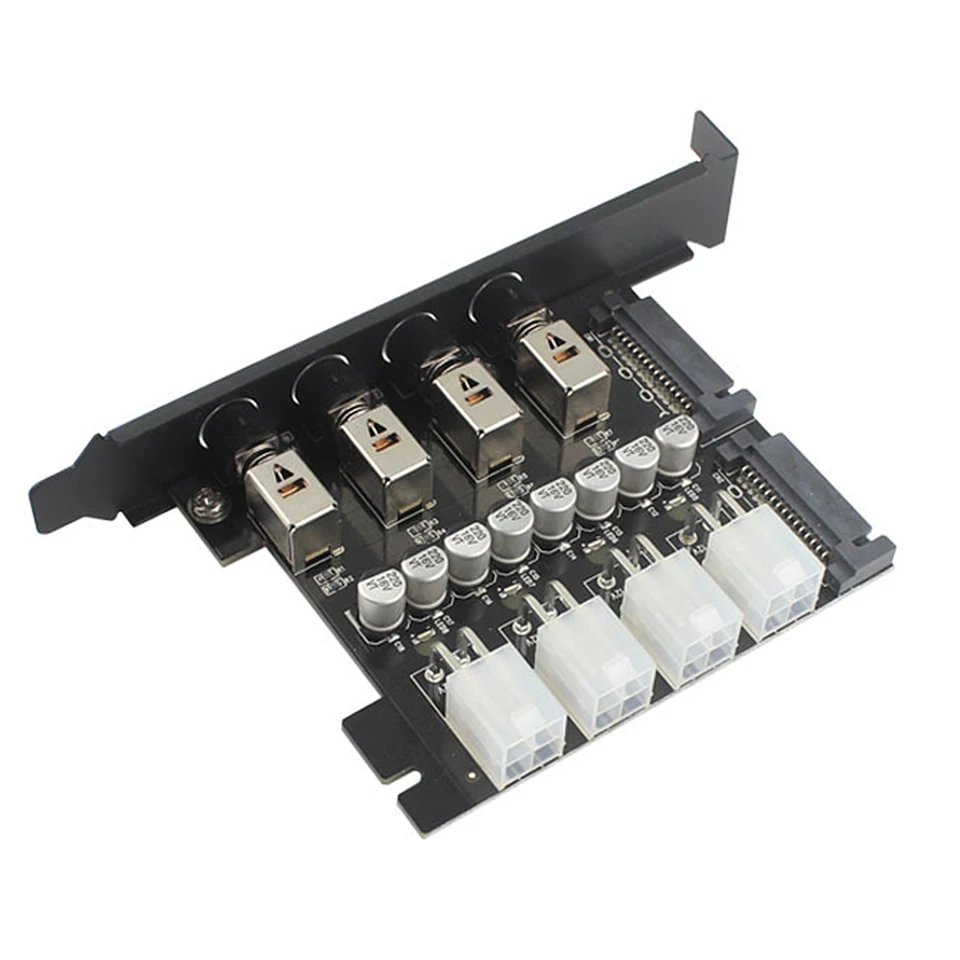 4-port HDD SSD Power Switch Ovládanie R Systém riadenia pevného disku HDD HDD SWIWN HARK DIVOR DIVORKCIU SATA SATA SATA