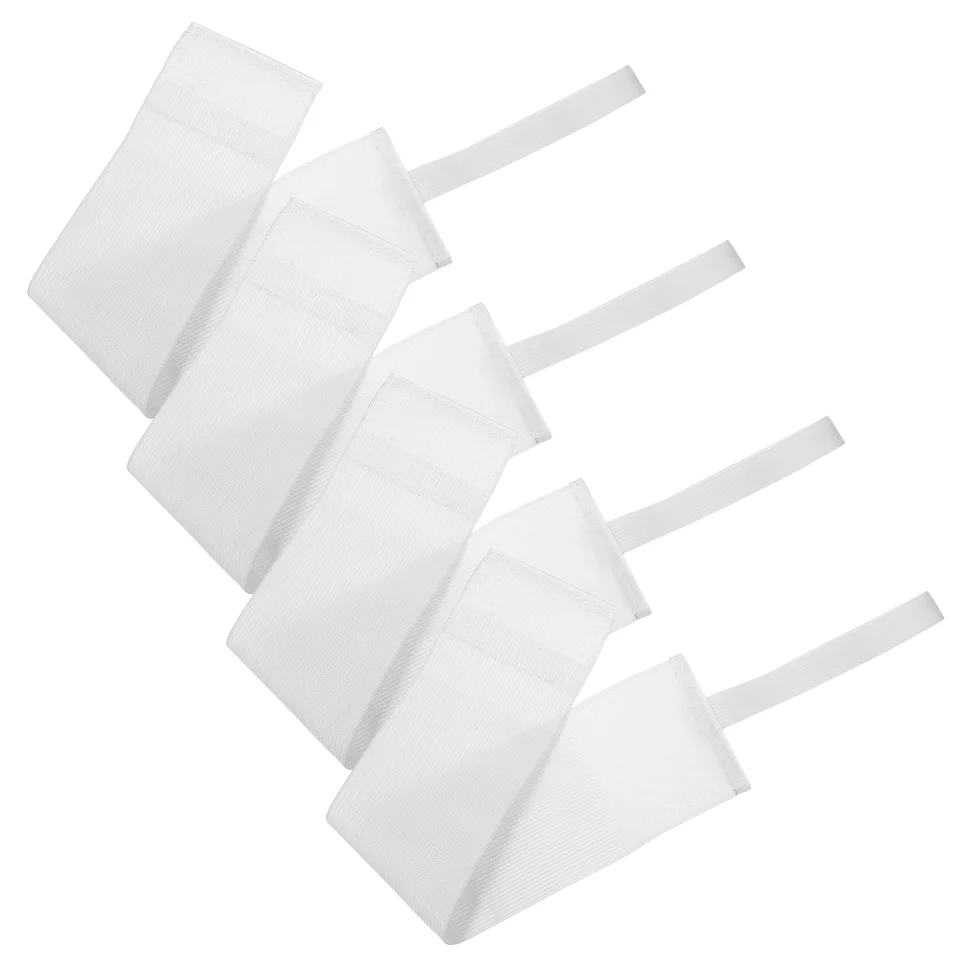 4 počítače basketbal biely armband futbal Mourning viacúčelové tímové športy DIY Blank Child Futbal kapitán Nylon Armbands