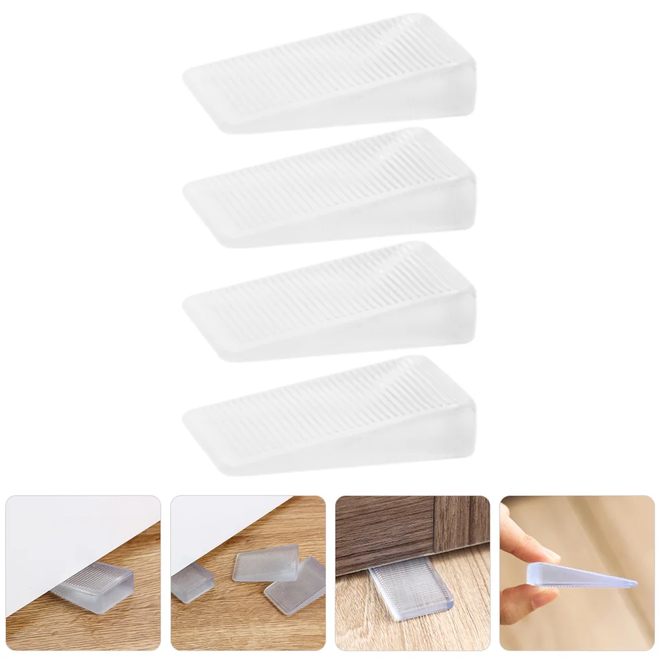 4 počítače Dvery Shim Shim Klinet Cable Foots Pads Railers pre nerovnomerné podlahy mäkké gumové reštaurácie Drvinky