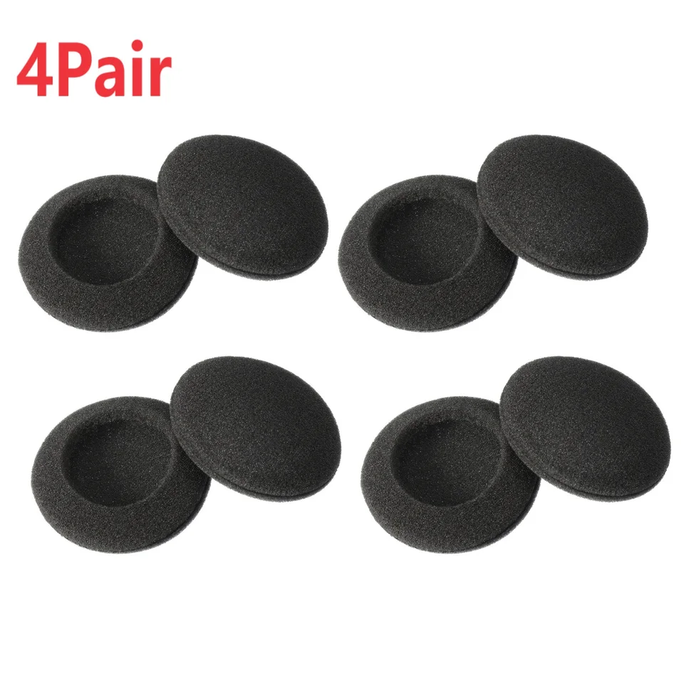 4 páry slúchadlá slúchadlá Čierne kryty vankúšov na špongiu pre Koss Porta Pro Headset Accessories