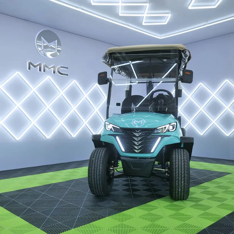 4 Skladanie sedadlá 72V lítium Battery Elektrický golfový košík hrubý terén 2+2 sedadlá Carrito Electric 4 Wheel Off Road Golf CART