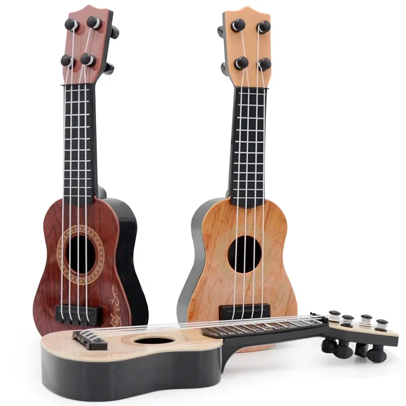 4 struny Klasické ukulele gitarové hračky hudobné nástroje pre deti Mini gitara rané vzdelávanie malé gitarové hračky pre deti