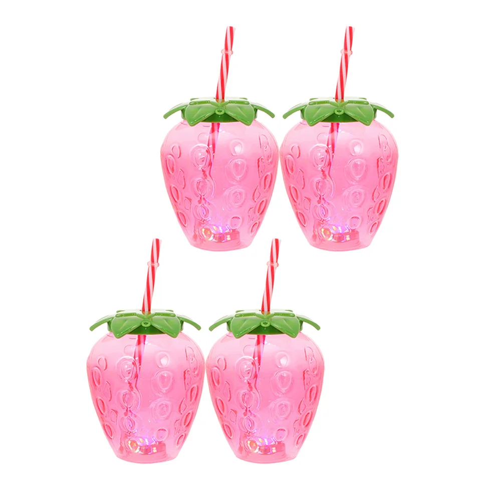 4 súpravy jahodová fľaša na fľaše na fľašu Pity fľaše Party Party Slaw Cup Slaw Pitie fľaša