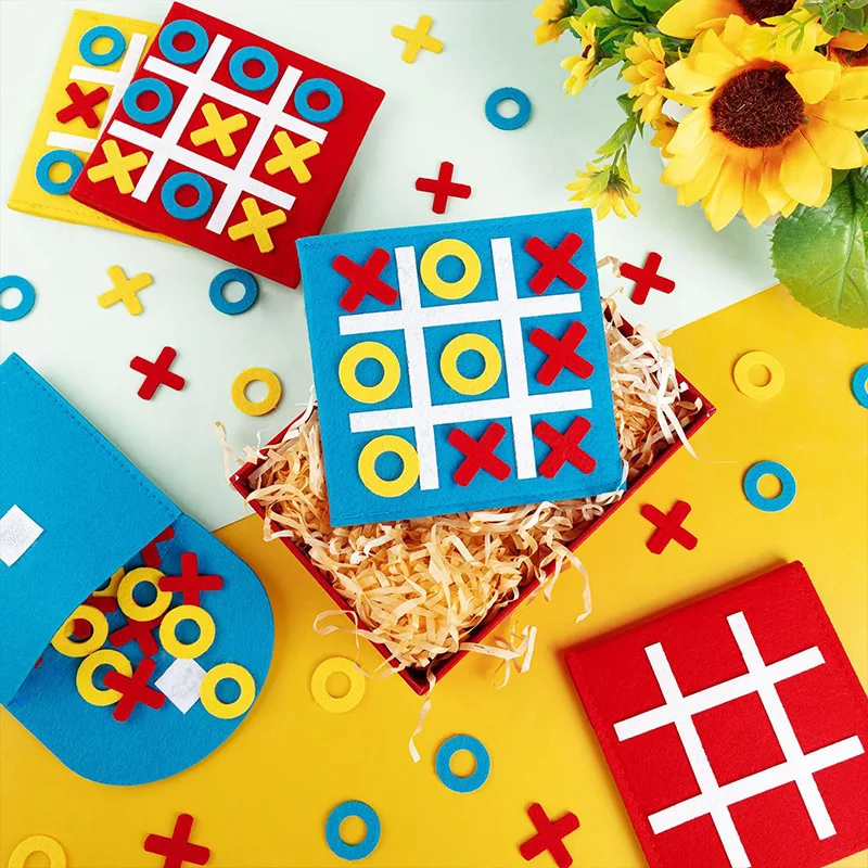 4 tašky Pádou Tic Tac Toe Family Games Hračky pre deti narodeninové oslavy laskavé darčeky pre materské školy Halloween pinata plnivá dobrota vrecka