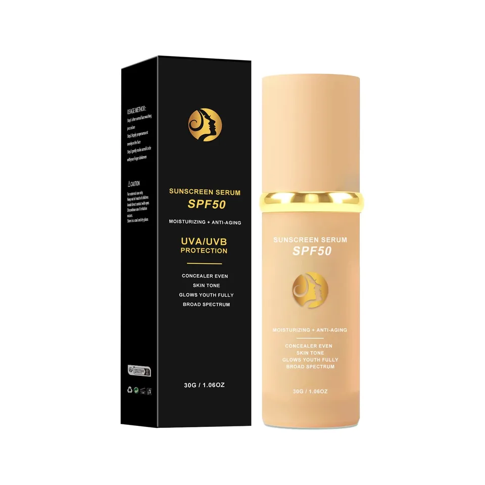 4 v 1 nadácii Kvapalina 30 ml - Hydratačné médium korektora úplného pokrytia s SPF50+ inšpirovaný Forever Bloom - Kórejský make -up