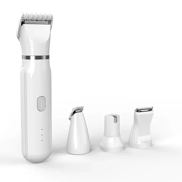 4-v-1 Pet Grooming and Care Set 4 Different Blades Hair Hair Haring Low Hluk Clippers Pet Clippers Nabíjateľný bezdrôtový bezpečný psí zastrihávač