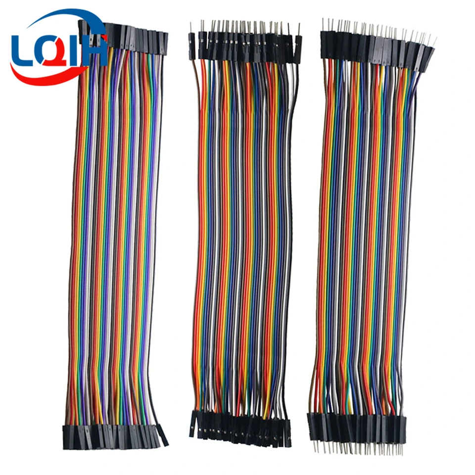 40-120ks DuPont Line 10/15/20cm 30 cm 40pin Muž k mužovi + samec až ženský až ženský kábel DuPont DuPont pre DIY Kit