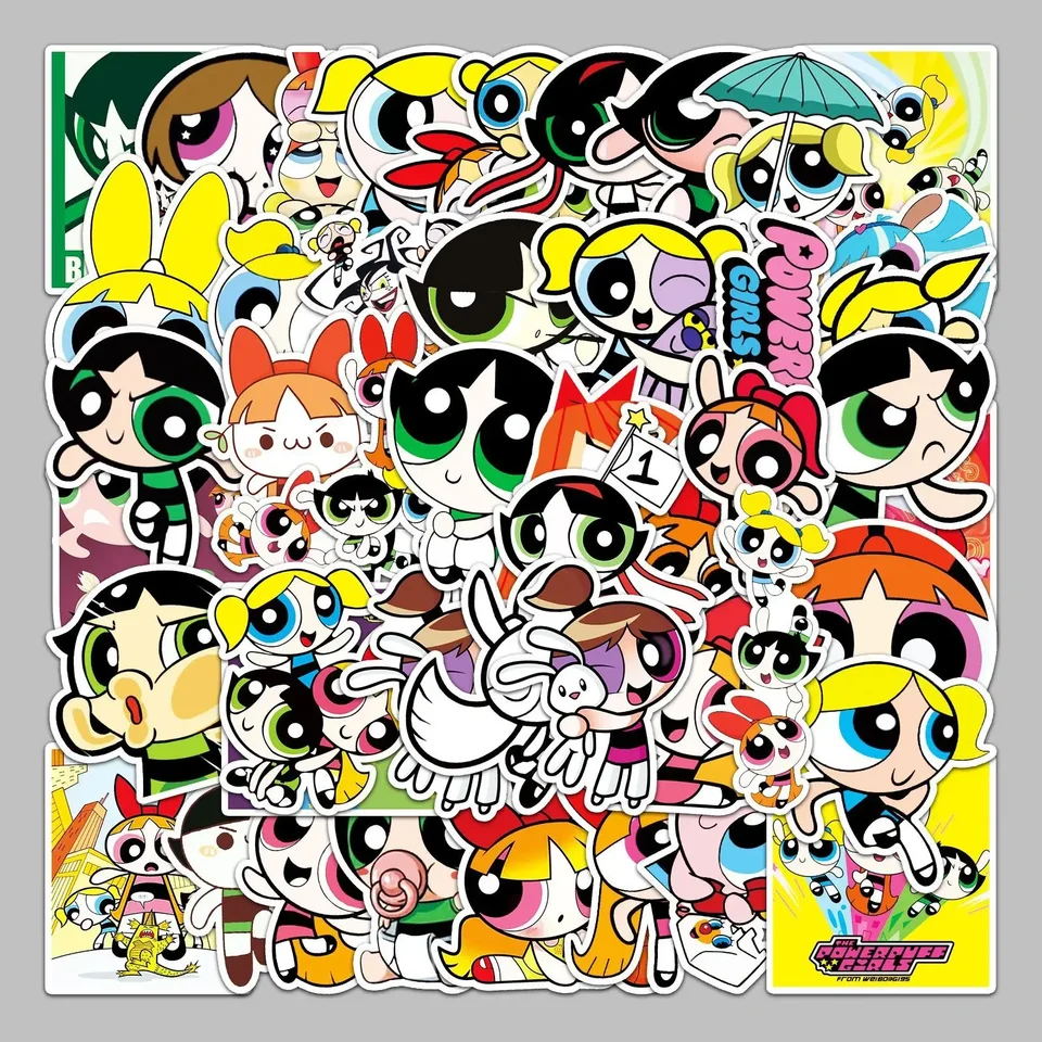 40/50/60 ks Anime karikatúra roztomilá dievčatká postava Deti Graffiti DIY vodotesná nálepka