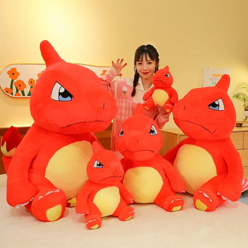 40-80 cm Pokémon Veľký plyšový charmeleón CharMander Obrovské hračky anime bábiky a puzdro na puzdro Kawaii Plushie darčeky pre deti