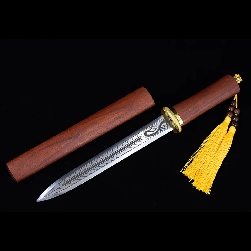 40 cm krátky meč Stredoveká nehrdzavejúca oceľ Ninja Combat Combat Ready Sharp Weapon Training katana darček