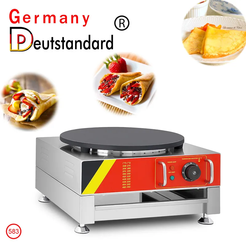 40 cm Profesionálny komerčný elektrický elektrický panvový koláč ovocný stroj Crepe Maker Flying Cake Snack Crepe Výroba