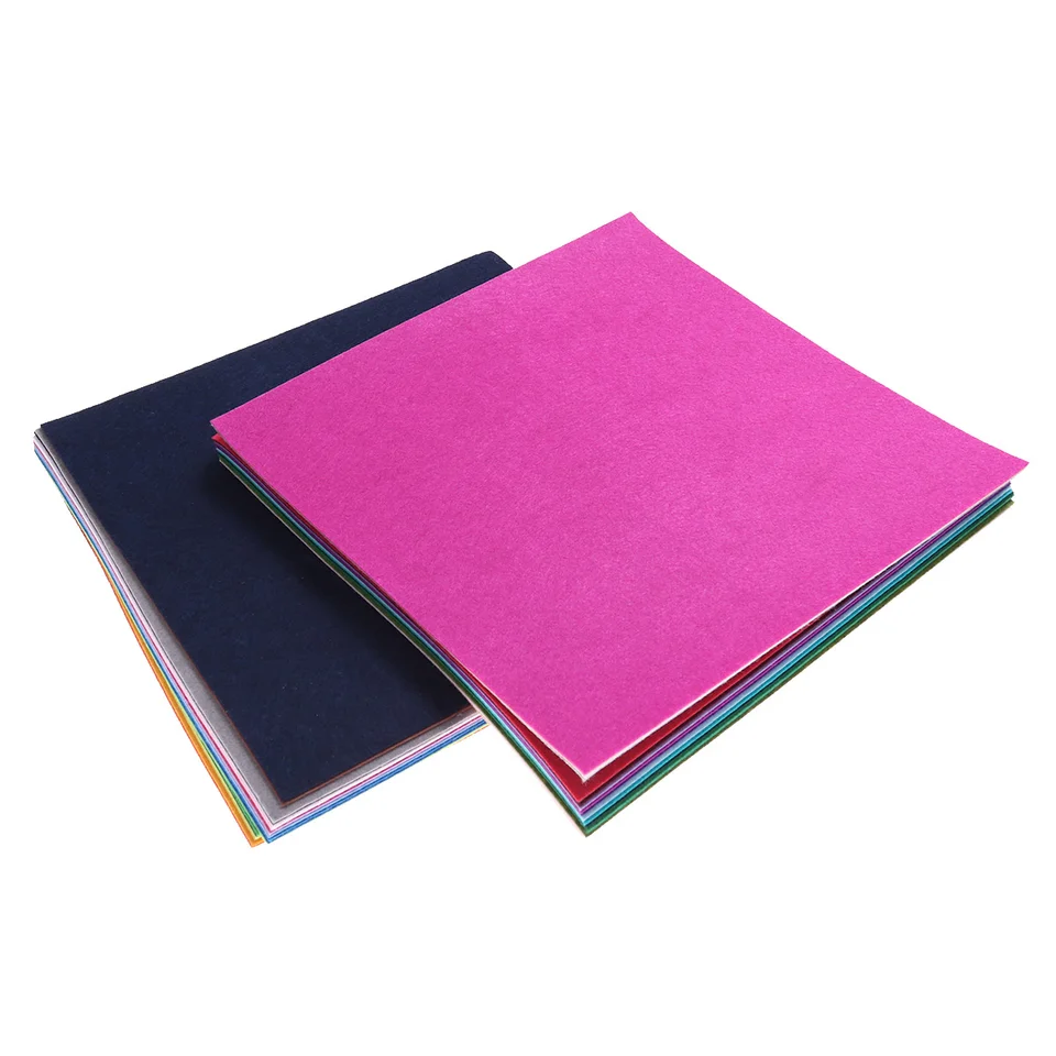 40 ks Felt Paper for Craft Kids Crafts netkané látky DIY Materiál penové písmená zamat