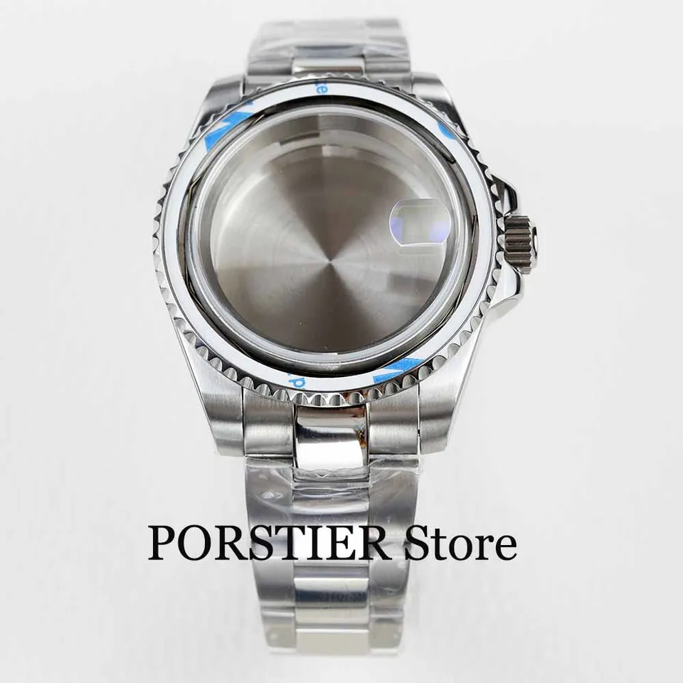 40 mm potápač NH35 Case Sapphire Glass Jubilee náramok pre ponorku GMT NH35 NH36 Pohyb 28,5 mm číselník 316l Stianless Steel
