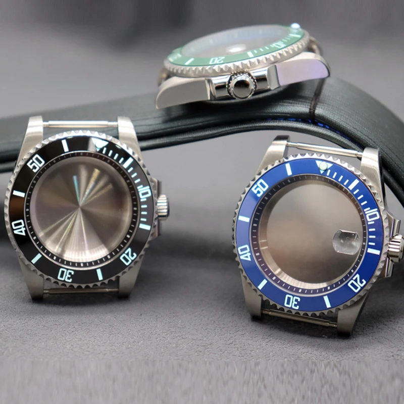 40 mm Pánske prípady hodiniek Príspevok pre Seiko NH34 NH35 NH36/38 ETA 2824 MOHE S BADE RING RING 28,5 mm