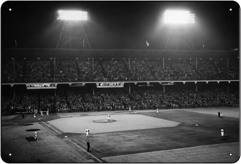 40. rokov 1947 baseballová nočná hra pod svetla