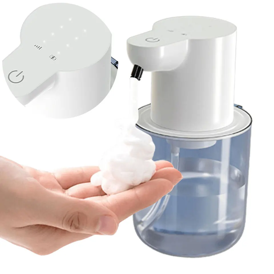 400 ml dotykový dávkovač mydla nabíjateľný infračervený senzor mydla Dispenser Nenotesný dávkovač mydla do kúpeľne domácej kuchyne