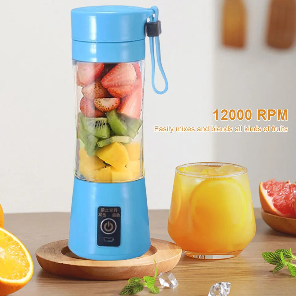 400 ml Mini Electric Juicer USB nabíjanie Smoothie Milkshake Maker Multifunkčný automatický čerstvý stlačenie pre domácu kanceláriu cestovanie