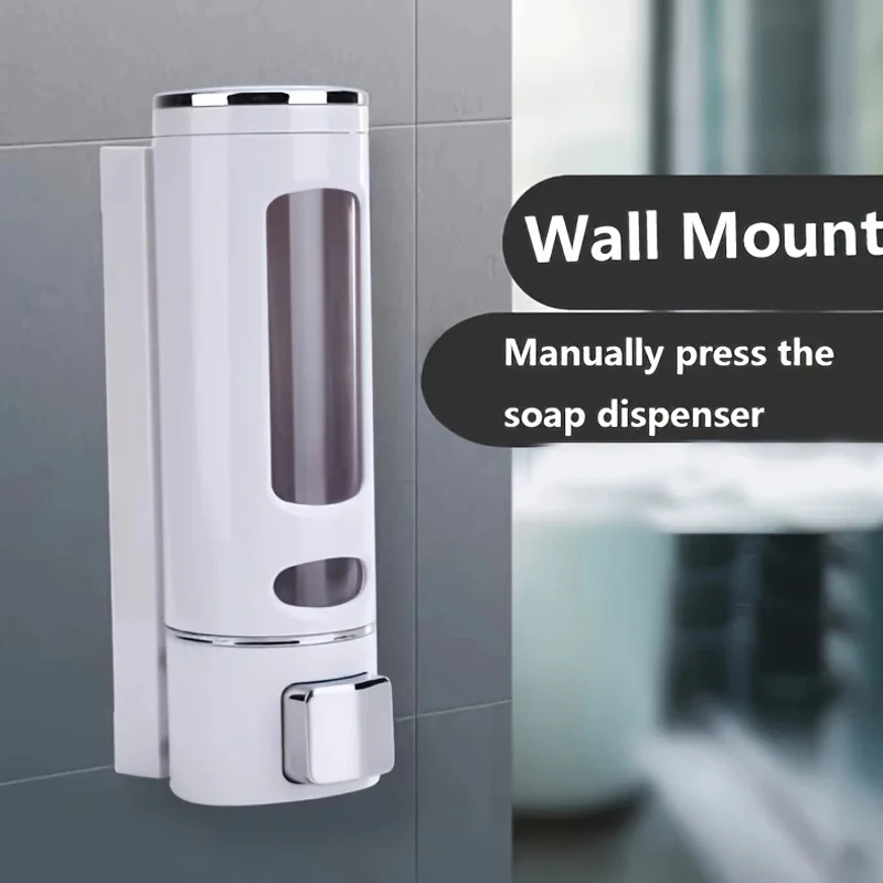 400 ml Sprchové mydlo Dispenser Wall namontované šampón a dávkovač kondicionérov Dávkovač ručného umývania kvapaliny