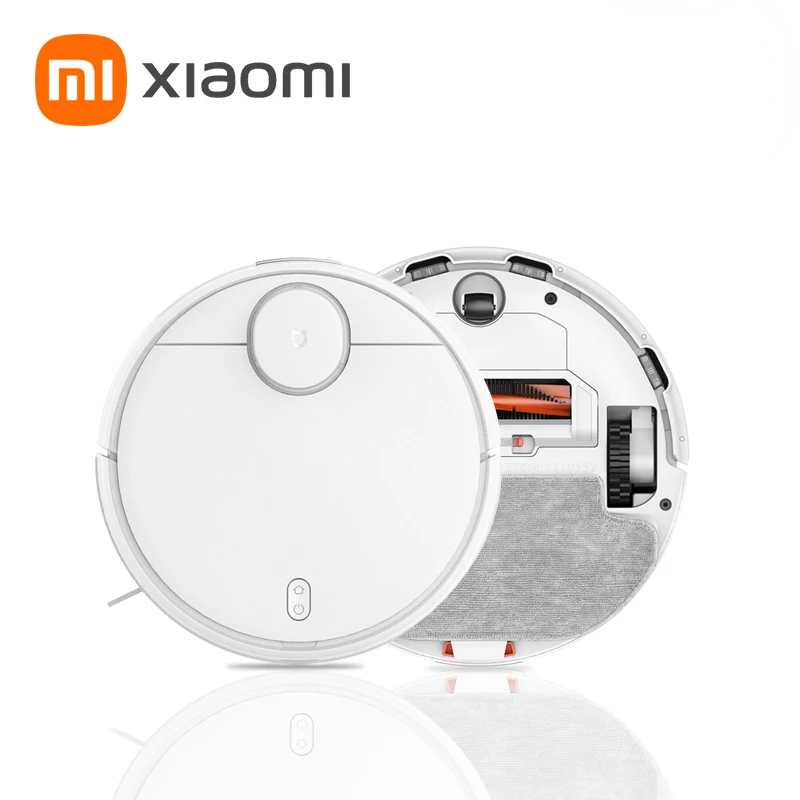4000Pa Xiaomi Mijia Robot vákuum mop 3c B106cn Smart Home Spotreby LDS laserové navigačné čistiace prostriedky Elektrická kontrolná voda nádrž na vodu