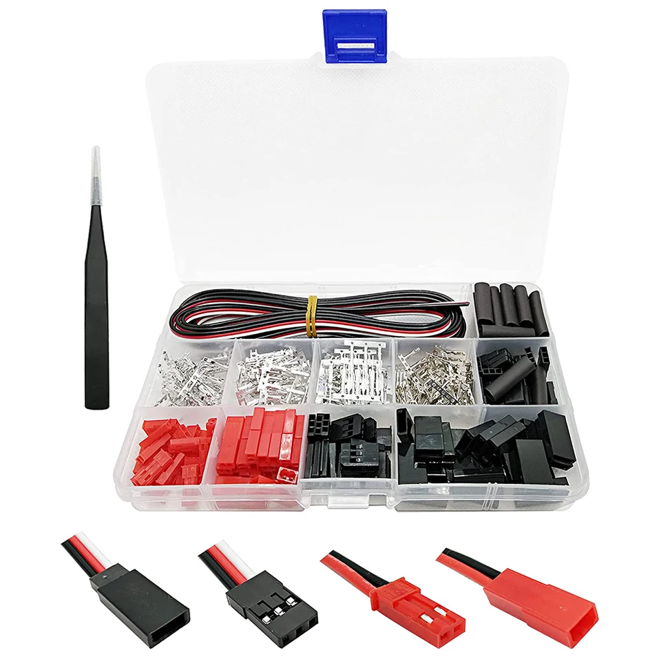 400ks konektor 2/3 PIN SMEN MANSKÁ KIT PRE JR JST SYP FUTABA MÁ PROBLÉMI PRE PREBLIDLA PRE SERVO RC Robot Airplane Car Servo
