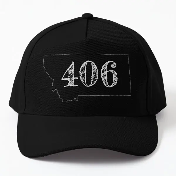 406 Montana Baseball Cap Hat Snapback Casy Fish Mens Black Outdoor Sport Boys Tlačte Summer Summer Casquette Spring