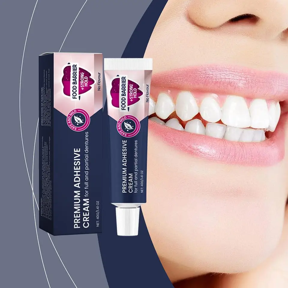 40G Fixent Dental Adhesive Cream for Denture Original Strong Complete Professional Glue Dentistry Products Mater Y4A1