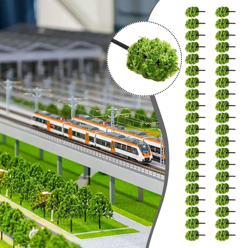 40ks 3,5 cm HO OO Model Scale Model Trees DIY 1: 100 Simulovaný voňavý strom Train Railroad Diorama Wargame Sceerery Scale DeCor
