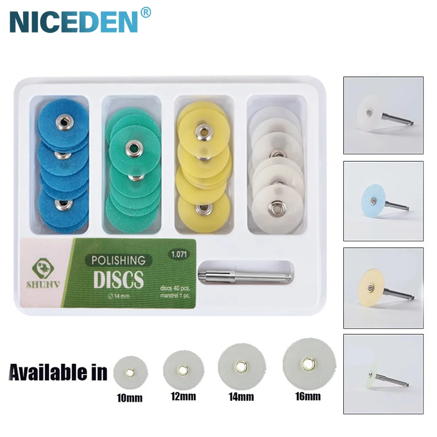 40ks/box zubné leštiace disky Gross Redukcia kontúrovanie tŕň zubné spotrebné spotrebné materiály pruhy Ionomer Restortions