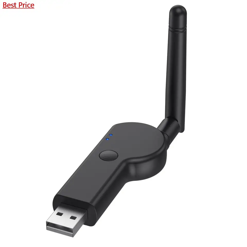 40ks/veľa nových 5.2 Bluetooth USB vysielač počítačového vysielača Audio 3,5 mm Bluetooth vysielač externú anténu