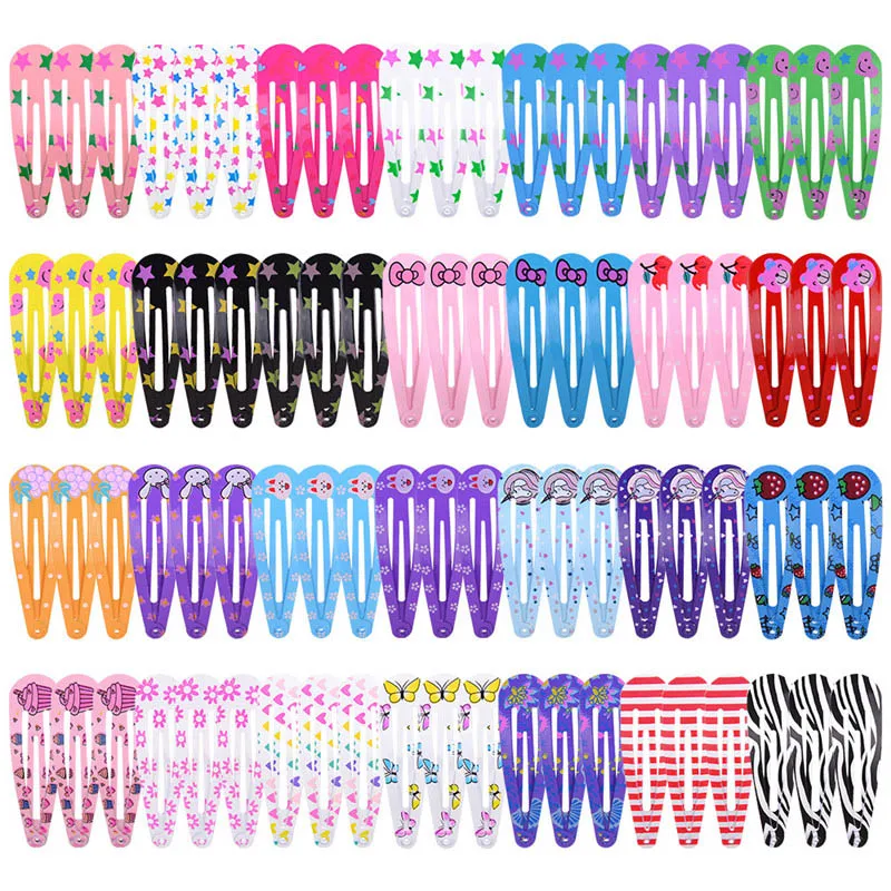 40ks/šarža s vlasovými doplnkami Kvapkajúce vlasy Klip Princezná Barrette Kórejský voči vočkli karikatúra Karikatúra Headdress Slid Hairpins pre dievčatá