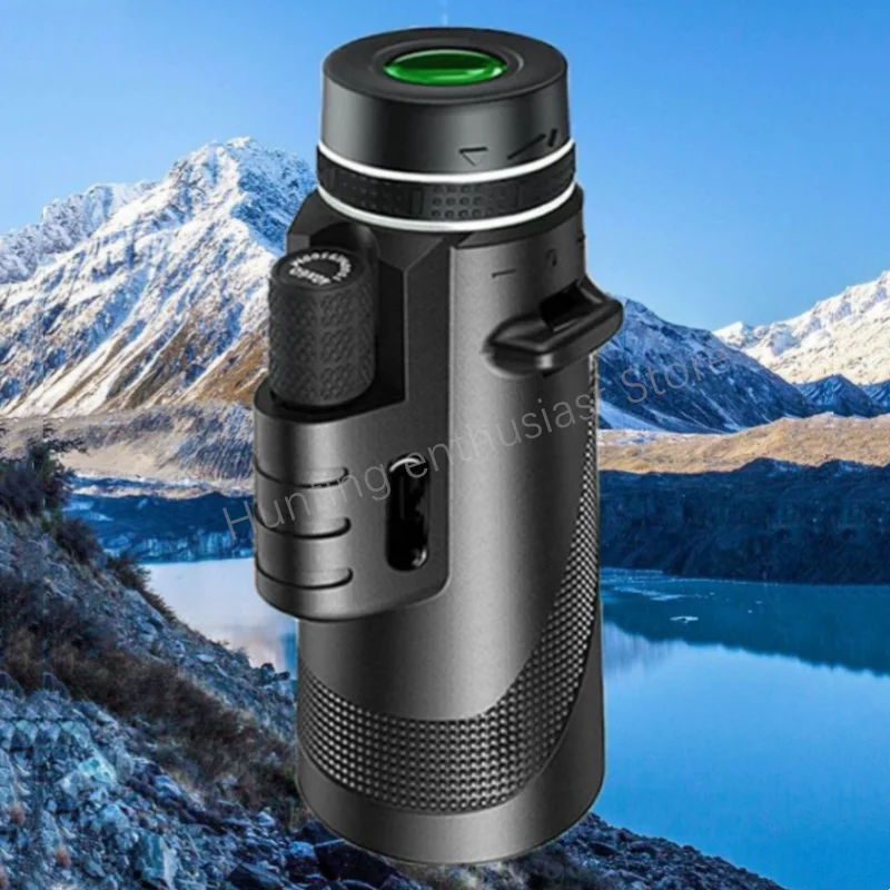 40x60 Outdoor Hunting Camping Travel HD astronómia Profesionálny monokulárny ďalekohľad nízko svetlo nočné videnie diaľkový ovládač