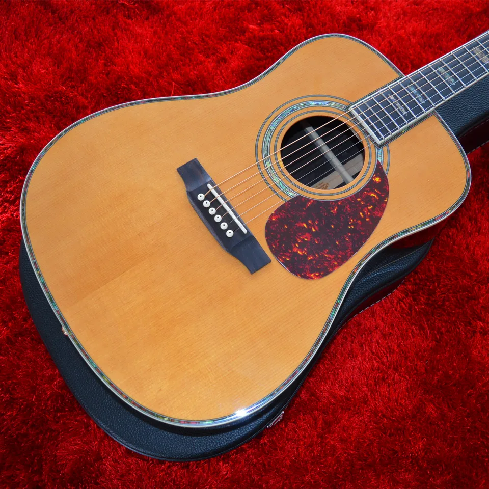 41 palcov D typu 45 Solid Cedar akustická gitara ružové drevo a telová elektrická akustická gitara