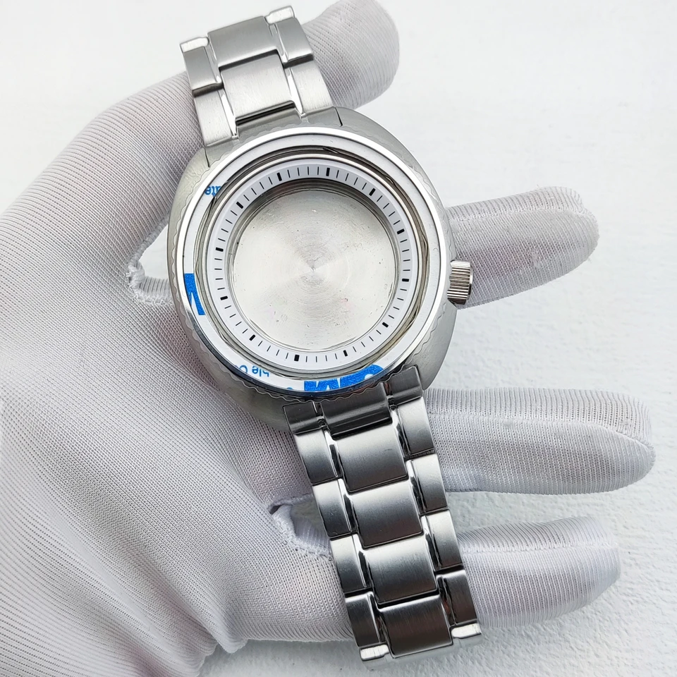 42,5 mm sada prípadov NH35 Puzdro na hodinky s rotačným kolesom vhodným pre pohyb NH35 Pohyb NH36 PUSE 28,5 mm puzdro NH35