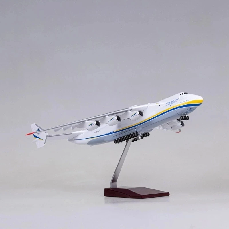 42 cm 1/200 Antonov AN-225 AN225 MRIYA Transport lietadlové lietadlá živicová živicia Plastická replika Model Zbierka dospelých Fanúšikov