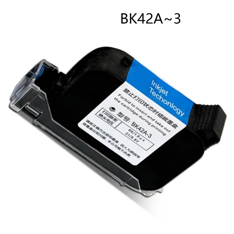 42 ml Solvent Rýchle sušenie atramentu 600DPI Black Inkjet Cabtridge BK42A-3 Repaling Oprava pre ručné atramentové tlačiarne Dropshipping
