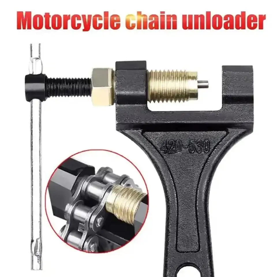 420 428 520 530 Demontáž prerušovacieho reťazca Motocyklového reťazca Splitter Motor reťazec strúhajúci nástroj 420-530
