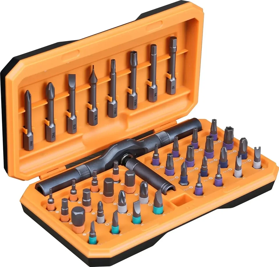 42ks Rakčovec sada Mini Precision Screw Drivers Bits Set Torx Phillips Hex Combinal Combinal Tools Kit