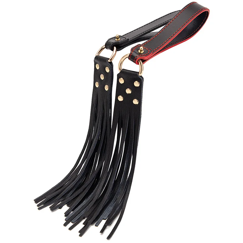 43 cm Tassel Pu Leather Whip, Top Horse Riding Jackestrian Rovespektívna koňa biče