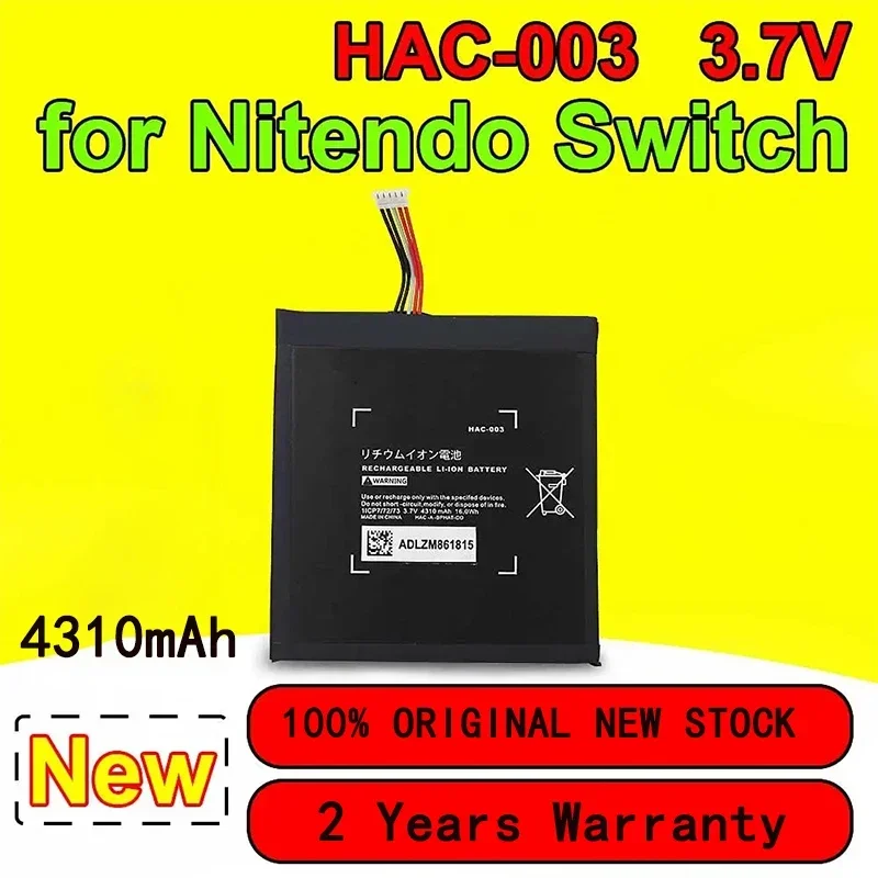 4310MAH HAC-003 LI-ION BATTERICKÁ ČÍTANIE PRE NINTEndo Switch Game Console HAC-003 Internal Upgrade Battery & Opravy