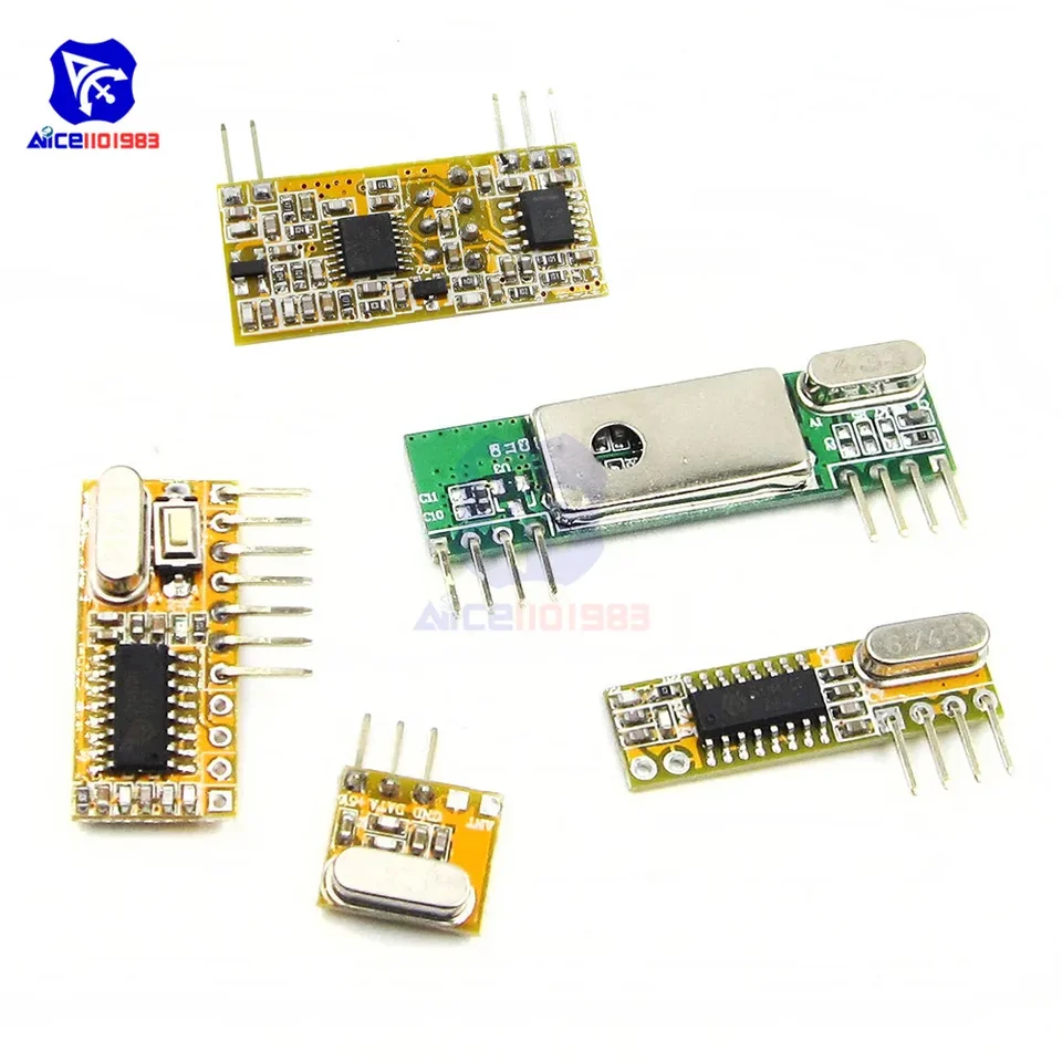 433 MHz Superheterodyne Wireless Realless Modul RXB12/RXB14/RXB8/RXC6/RXB6 pre ARDUINO AVR 3.3 -5.5V