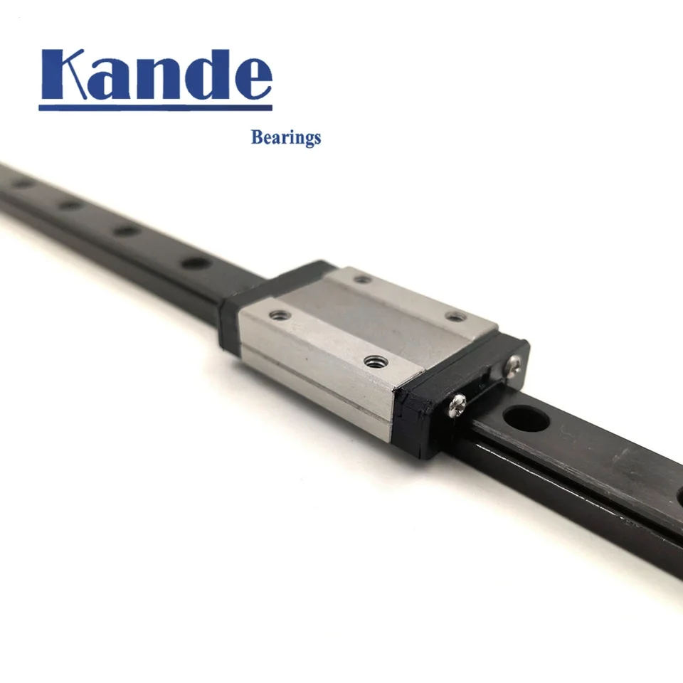 440C MGN9C MGN12C MGN15C Nerezová oceľ lineárna vodiaci sprievodca MGN12 L100-800 mm čierny sprievodca CNC diely 3D tlačiareň VORON 2.4