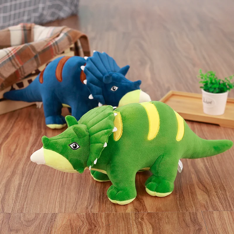 45-115 cm Kreatívne veľké mäkké triceratops Stegosaurus plyšová hračka Dinosaur Doll Doll Friend Friend Birthday Darček