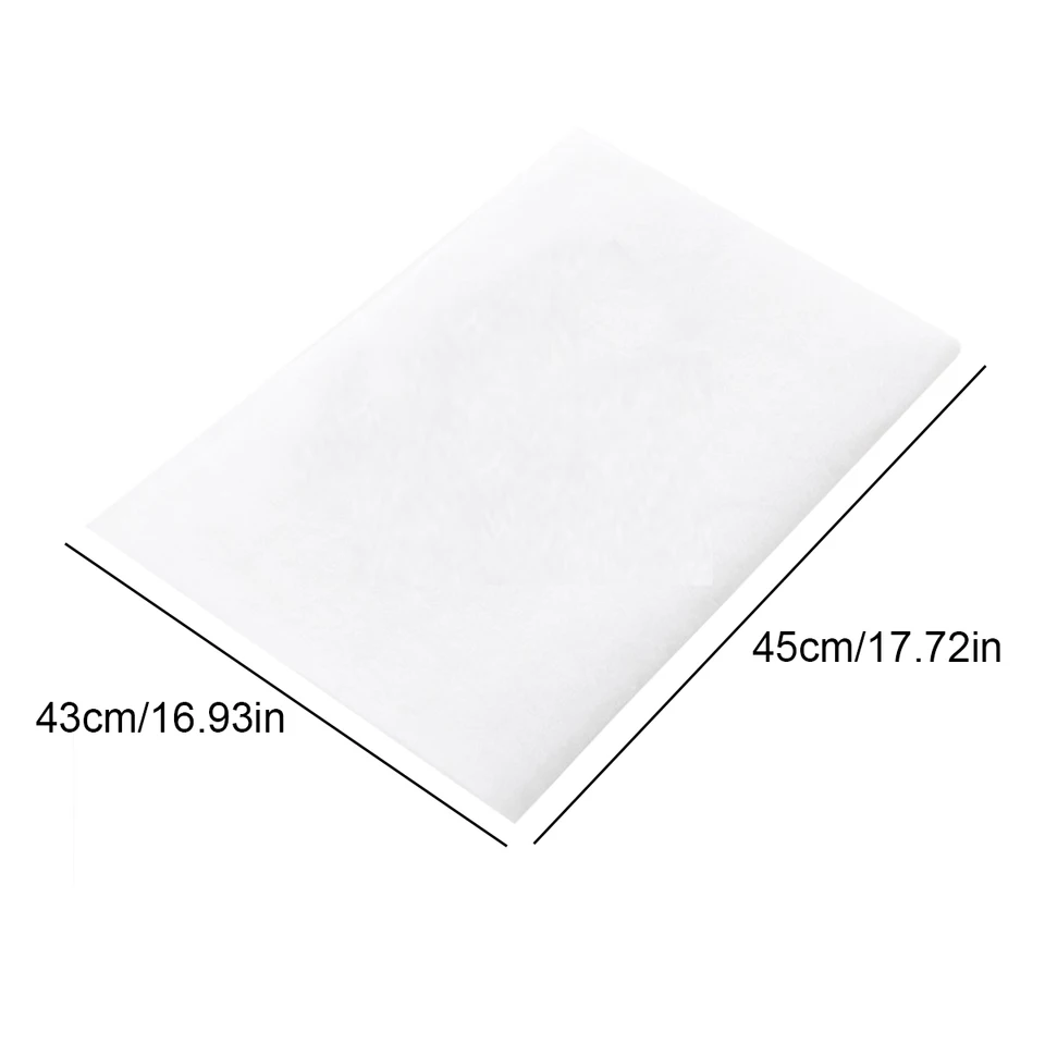 45*43 cm 12k/set Kuchynský olejový filtračný papier Netkananý papier proti oleju Cotand Cooker k kapucňu Extraktor ventilátora Filter
